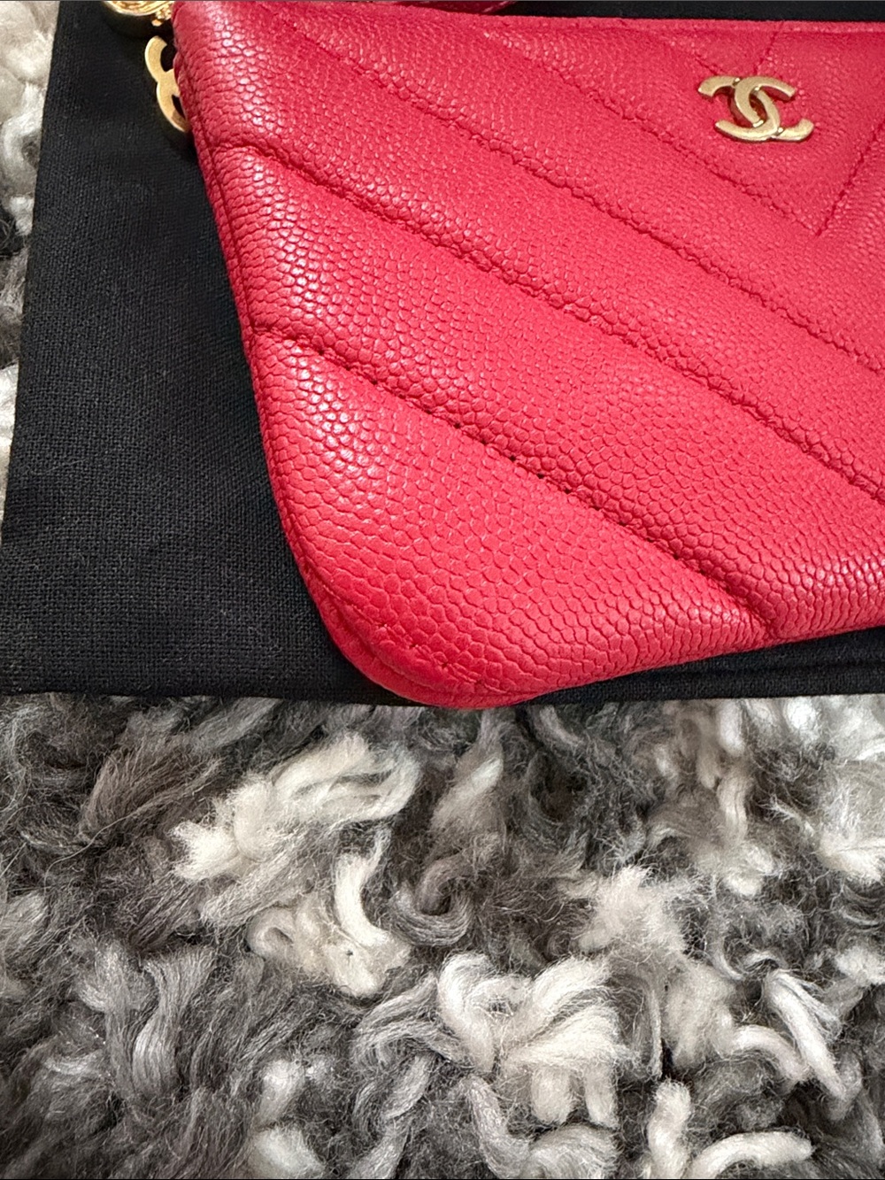 CHANEL Hot Pink/Fuscia Mini-O Case - Picture 8 of 13